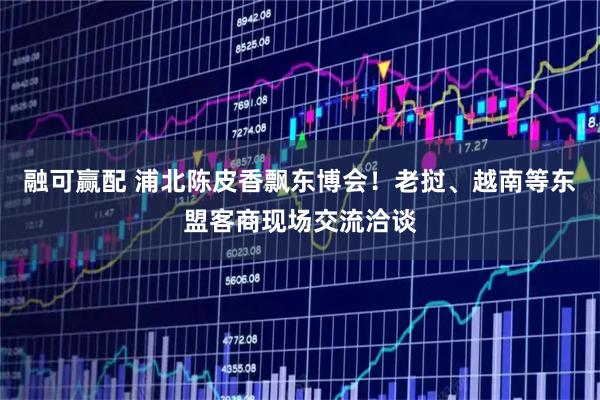 融可赢配 浦北陈皮香飘东博会！老挝、越南等东盟客商现场交流洽谈