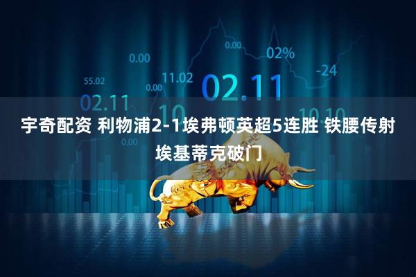 宇奇配资 利物浦2-1埃弗顿英超5连胜 铁腰传射埃基蒂克破门
